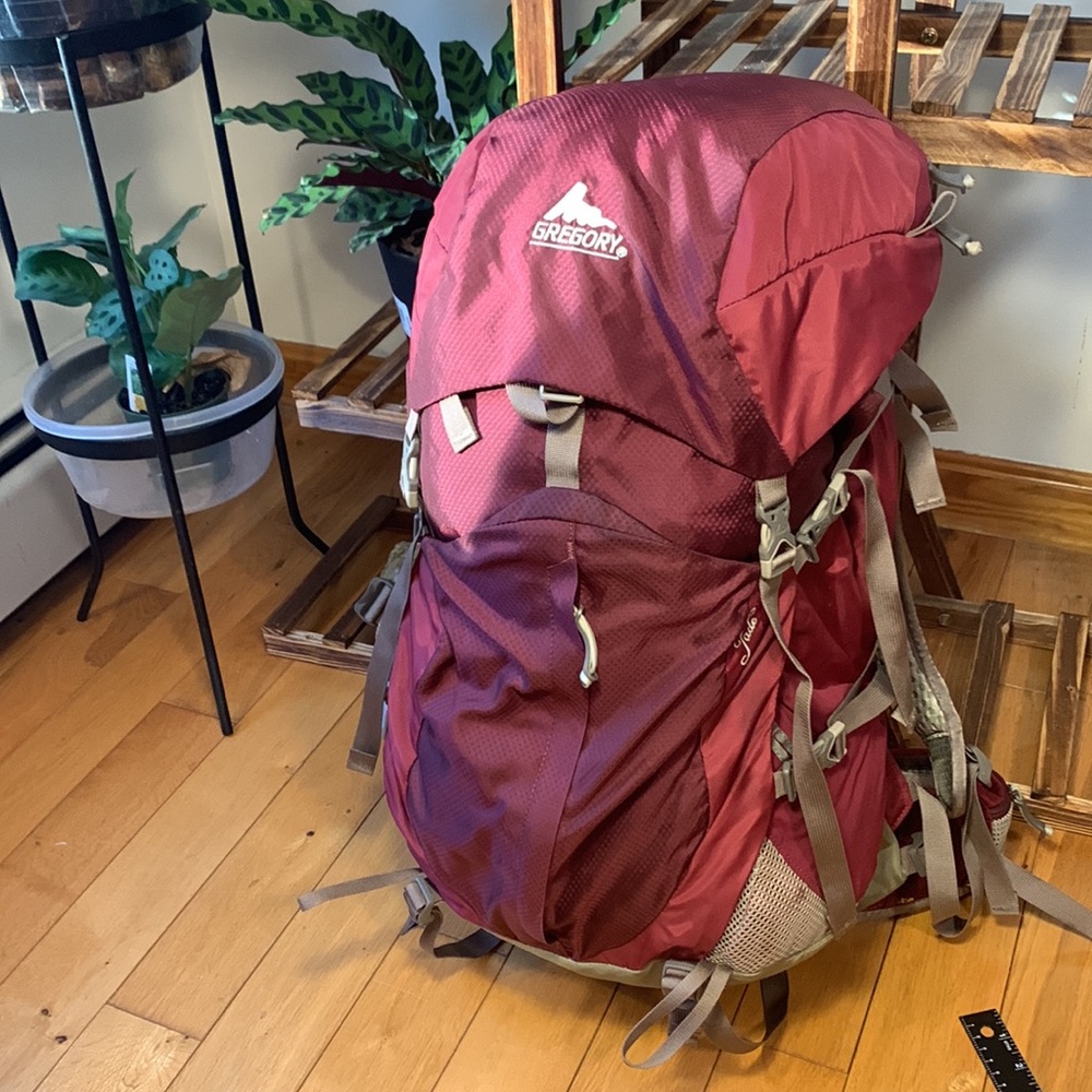 Gregory Jade 50 L Women Specific day/multiday hiking backpack Camp Maroon color